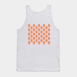 Egg man, the red and yellow decorated easter egg pattern Tank Top